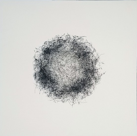 John Adelman, 10659 - bird's nest, 2022
Gel ink and acrylic on canvas, 24 1/2 x 24 in.
JAD-182