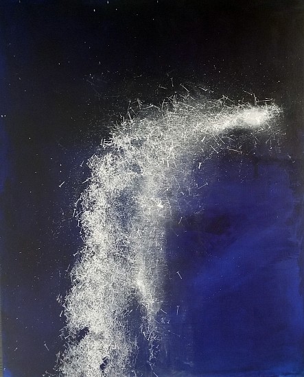 John Adelman, 24100 - cascade, 2017
Gel ink and acrylic on canvas, 37 x 29 1/2 in.
JAD-183