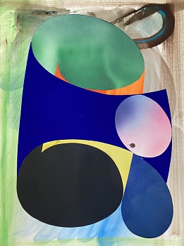 Work: Green and Black Ampersand