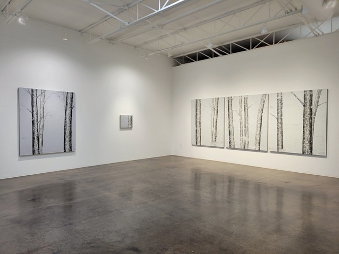 Douglas Leon Cartmel: Snowy Forest - Installation View