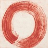Joan Winter, Beginning Again/Cardinal Red Companion
2023, Photo polymer gravure on Japanese mulberry paper - monoprint