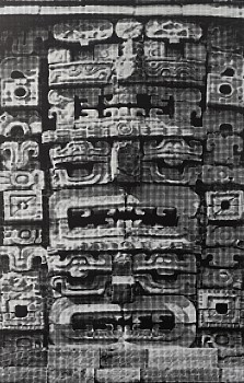 William Betts - Carvings, Uxmal, Yucatan